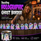 🔥50% OFF 🎃 Halloween Holographic Laser Ghost Border Sticker👻, 5M Waterproof Outdoor Window Halloween Party Decor ✨