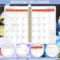 🐮 2026–2030 Monthly Planner ✨ Cute Highland Cow 5-Year Calendar | Large Monthly Blocks for Long-Term Planning-B3