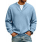 🔥 LAST DAY — ONLY £13.99! 👕 Men’s Textured Waffle Layered-Look Long-Sleeve Tee