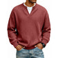 🔥 LAST DAY — ONLY £13.99! 👕 Men’s Textured Waffle Layered-Look Long-Sleeve Tee