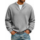 🔥 LAST DAY — ONLY £13.99! 👕 Men’s Textured Waffle Layered-Look Long-Sleeve Tee