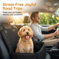 🐶 Convertible Dog Car Booster Seat｜2‑in‑1 Pet Car Seat Cover & Travel Basket 🚗 with Safety Strap for Small Medium Dogs