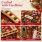 🎁 Christmas 3D Pearl Art Set: DIY Decor, 6 Themes incl. Reindeer & Wreath, Premium Quality