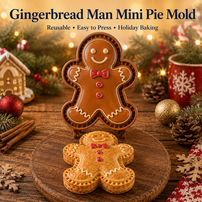 🎉50% Off!🎄🥧 Christmas Mini Pie Mold – Festive Press Maker for Santa, Gingerbread & Reindeer Pastries